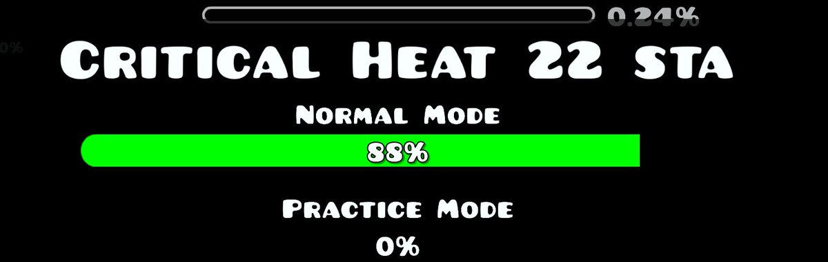I have acheived the 88% on critical heat