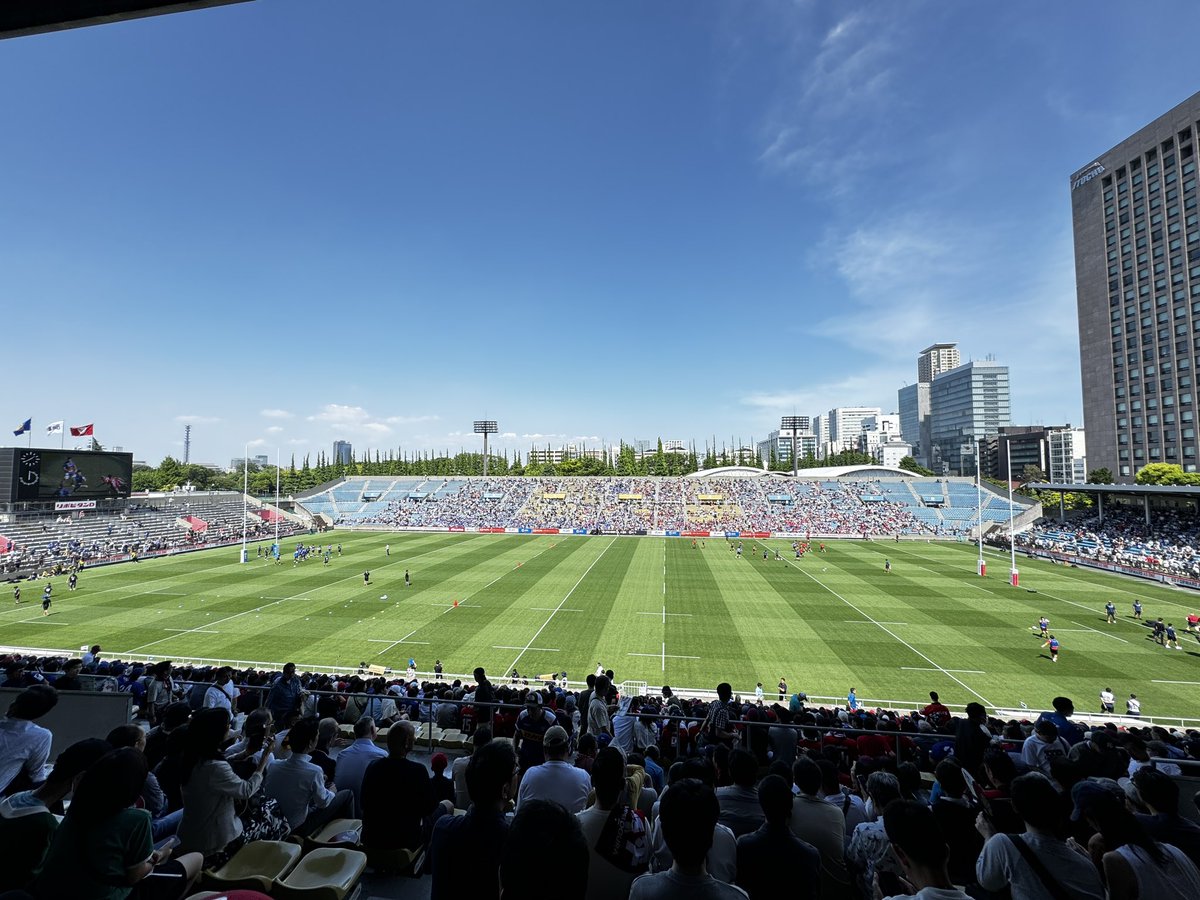 ラグビー観戦 リーグワン　セミファイナル キヤノンvs パナ