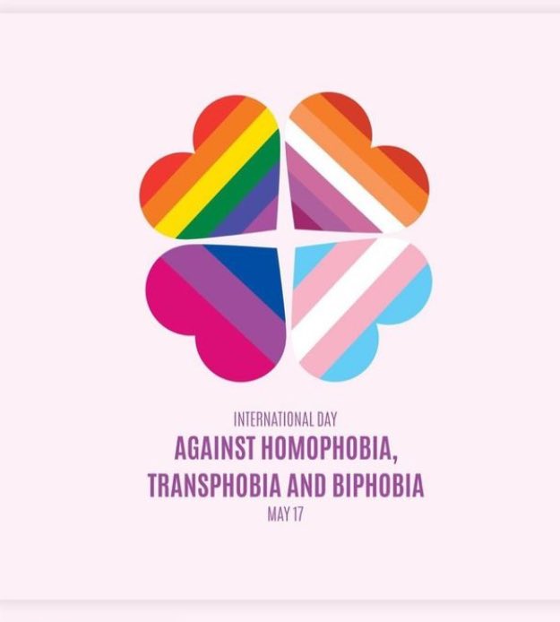 Today, we stand together against transphobia, biphobia, and homophobia. Every person deserves love, respect, and acceptance! Let's celebrate diversity and work towards a world free from discrimination #bcedchat #sd40learns