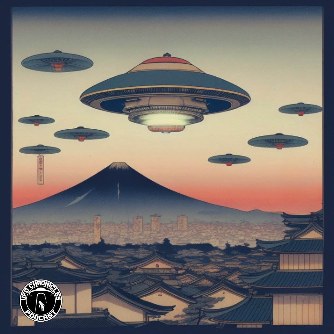 UFOchronpodcast's tweet image. #ufoart #ai #Japan #MountFuji