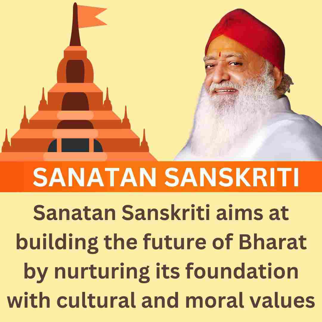 @ShambhuSinghGu5 True said
Moral Values
Sanatan Sanskriti
Sant Shri Asharamji Bapu - हमारी संस्कृति में व्यक्ति को कब क्या करना है, क्या खाना क्या नही खाना, कब विवाह करना कब गृहस्थ आश्रम का त्याग करना सब निर्धारित है, अन्य किसी संस्कृति में ऐसी व्यवस्था नही है
#HinduismForLife 
सनातन संस्कृति