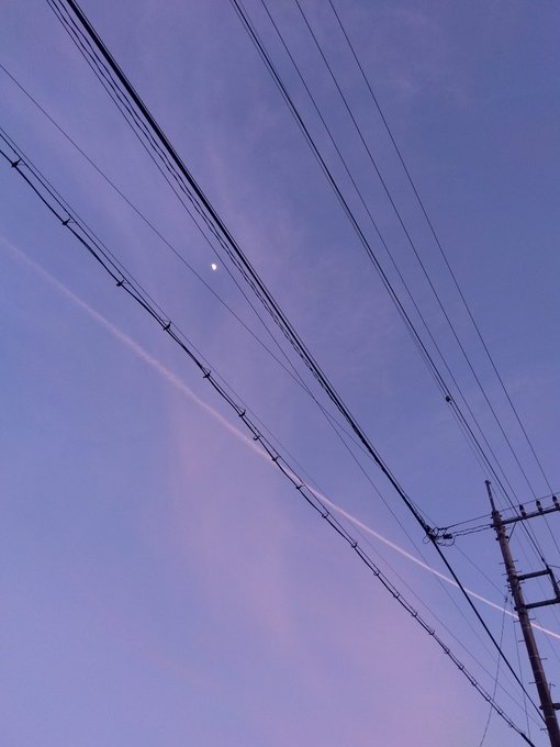 「送電線 風景」のTwitter画像/イラスト(新着)