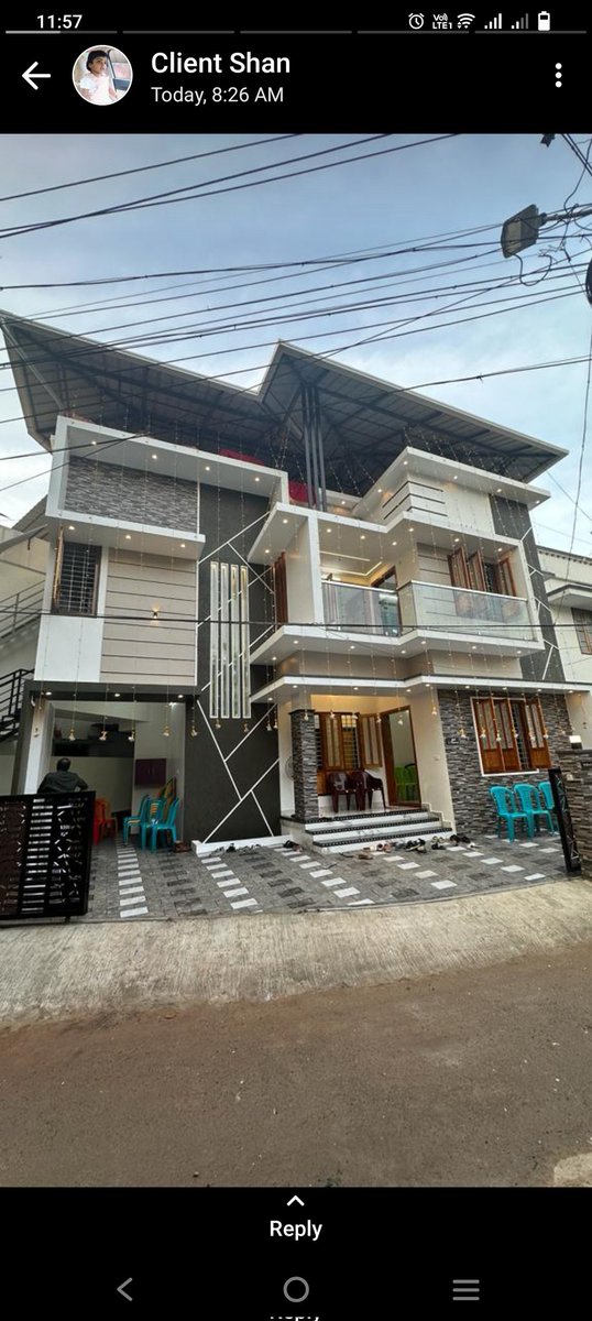 dav93civil's tweet image. 3D Elevation vs Real Elevation 
Contemporary Style Model 
Site Location: Thirumala, Trivandrum.
#archilovers #3dvisualizer #kerala