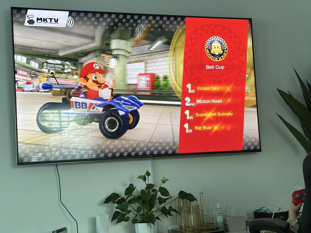 GM Legends and happy Saturday! 

Playing Mario Kart with my sons!