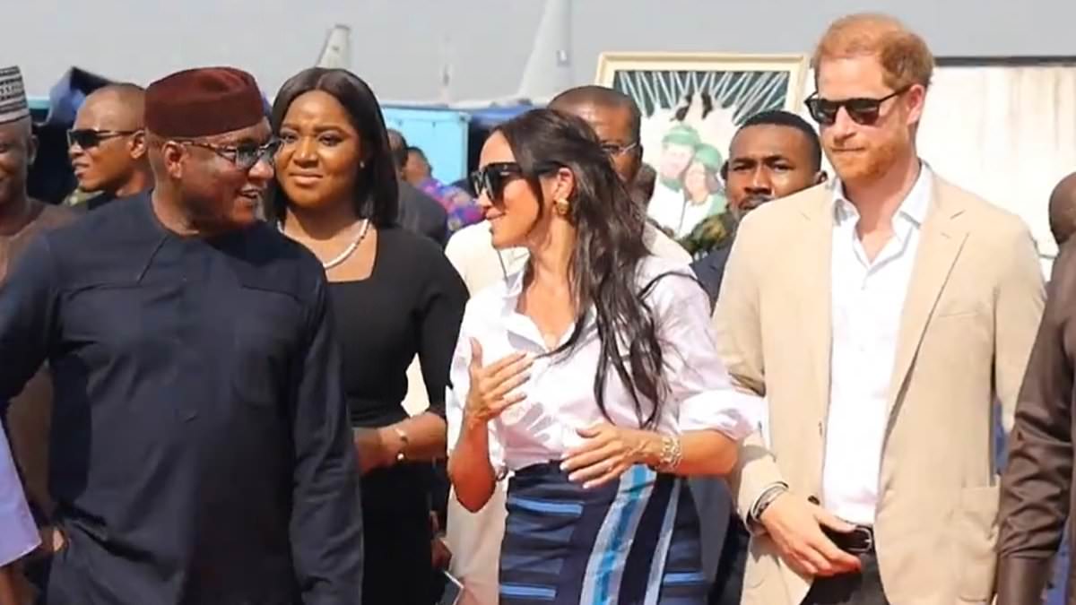 How Harry and Meghan were welcomed to Nigeria by a fugitive airline boss wanted in the US over $20M money laundering operation trib.al/4MvZ5HJ