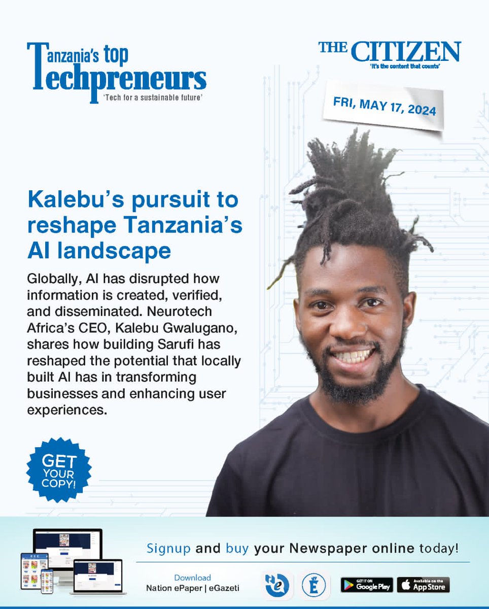 Got Featured by The Citizen thecitizen.co.tz/tanzania/news/…