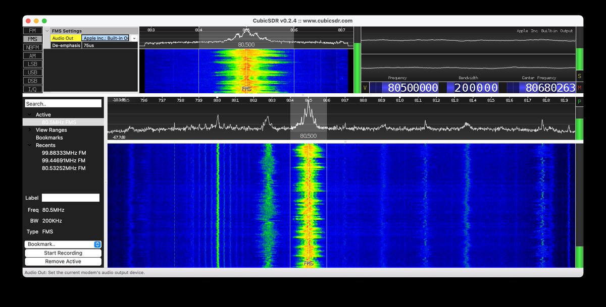 はじめてのSDR遊びしてる。
エフエム石川がちゃんと受信できてるー！
#kzrb