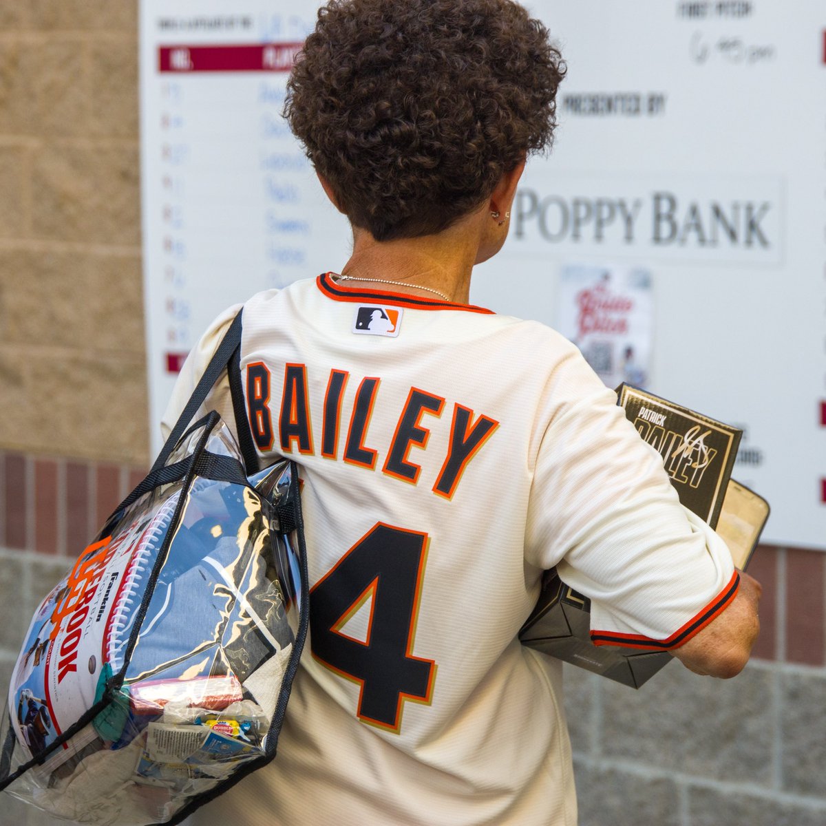 Big thanks to Jackson Rancheria for the awesome Patrick Bailey bobblehead giveaway today & shoutout to the incredible fans who made it even more special! 🙌