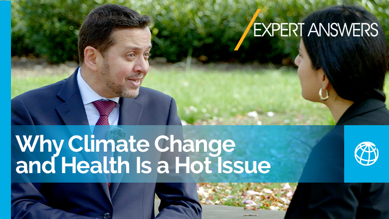 In this episode of #ExpertAnswers, we explore how climate change increases the prevalence of diseases. Tamar Rabie, @WBG_Health Specialist, shares insights on measures to address this issue & catastrophic consequences of not taking action. #InvestInHealth wrld.bg/wuJu50R9BIn