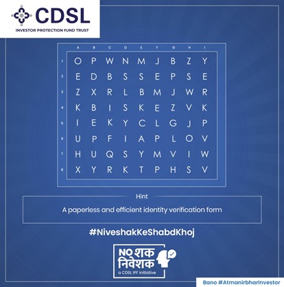 Did you find it? It's impossible for you to set up your accounts without filling this up. Watch out #NoShakNiveshak series to delve deeper .  Click here: youtu.be/goiHQyUIMUI?si… #NiveshakKeShabdKhoj #CDSLIndia #AtmanirbharNiveshak #CDSL #CDSLIPF #sharemarket #stockmarket