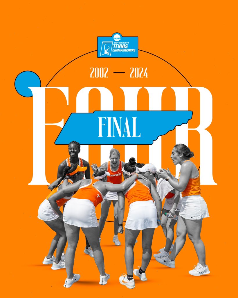 Still dancing 🥳

For the second time in program history, the Lady Vols are headed to the NCAA Tournament Semifinals!

#GBO 🍊
