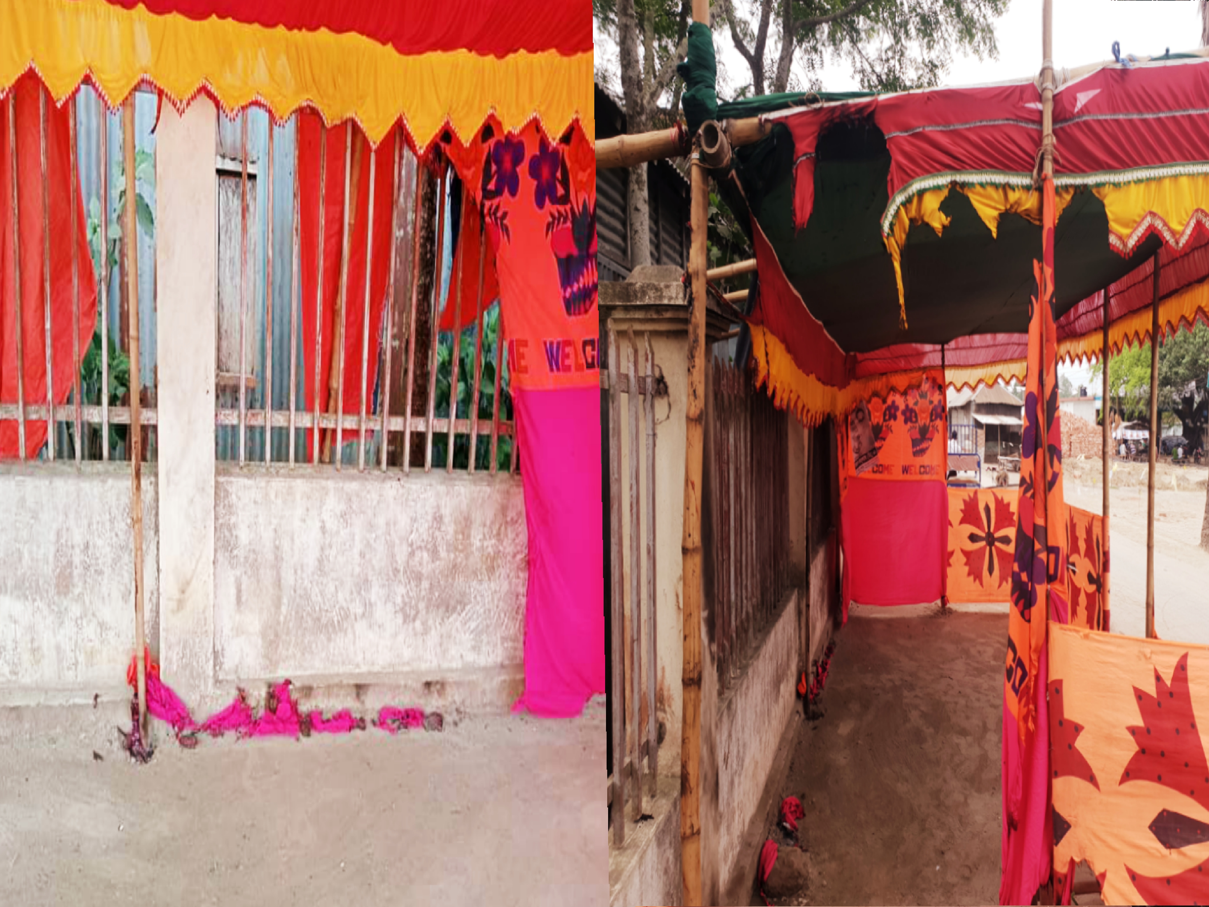 মাদারগঞ্জে কাপ পিরিচ মার্কার নির্বাচনী অফিস পুড়ানো ও চেয়ার-টেবিল লোটপাট, থানায় মামলা