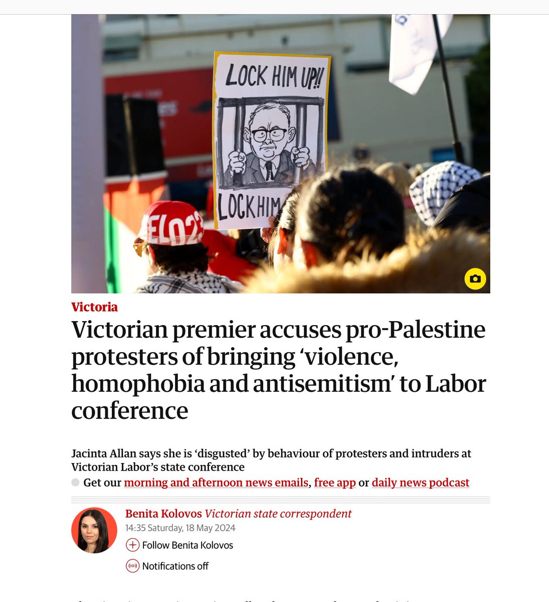 They did bring violence and homophobia. The antisemitism is standard for this lot. That said, it’s possibly the biggest gathering of private school educated people outside a Labor state conference in living memory.