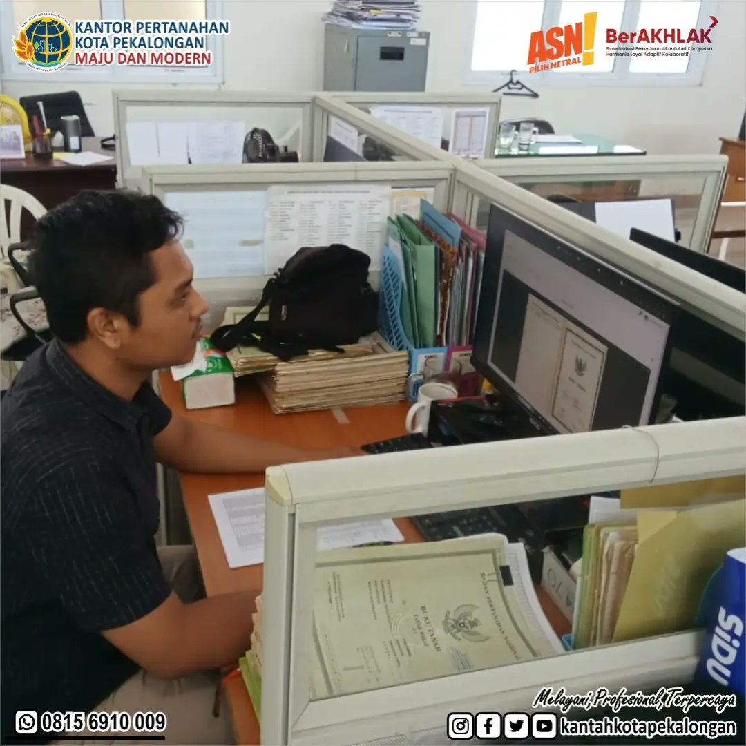 KantahPKLKota's tweet photo. Hai #SobATRBPN pada hari Sabtu (18/05/2024) Kantor Pertanahan Kota Pekalongan membuka  Pelayanan Tanah Akhir Pekan (PELATARAN) pada pukul 08.00-12.00 WIB yang di mana terdapat pula Loket Layanan Khusus "Gakel dan Check Plot". https://t.co/hNuAkCVGIU