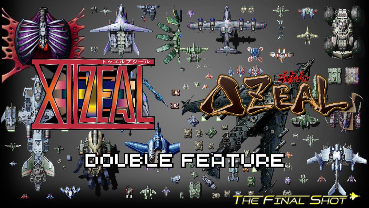 FinalShotSTG's tweet photo. Another double feature. EXMaster and GBlak express their Shooting Love, and play the first two games of @GameCenterLove's Zeal series STGs, DeltaZeal and XIIZeal. Replays and commentary below:

∆Zeal (EX) - https://t.co/wR8g4eIykM
XIIZeal (GBK) - https://t.co/PbWGetWM9n https://t.co/fXCPYeY3As