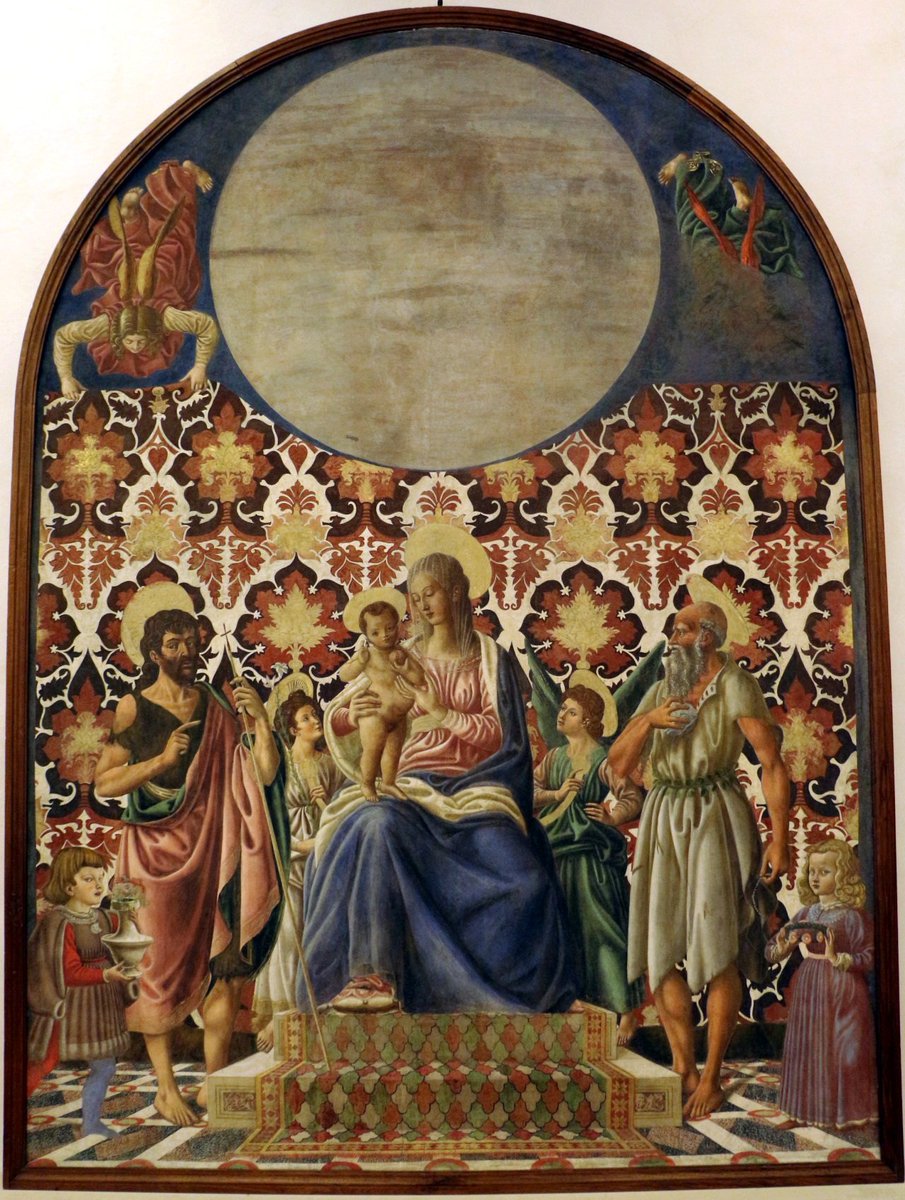 Andrea del Castregno - Madonna and Child with Saints. 1445