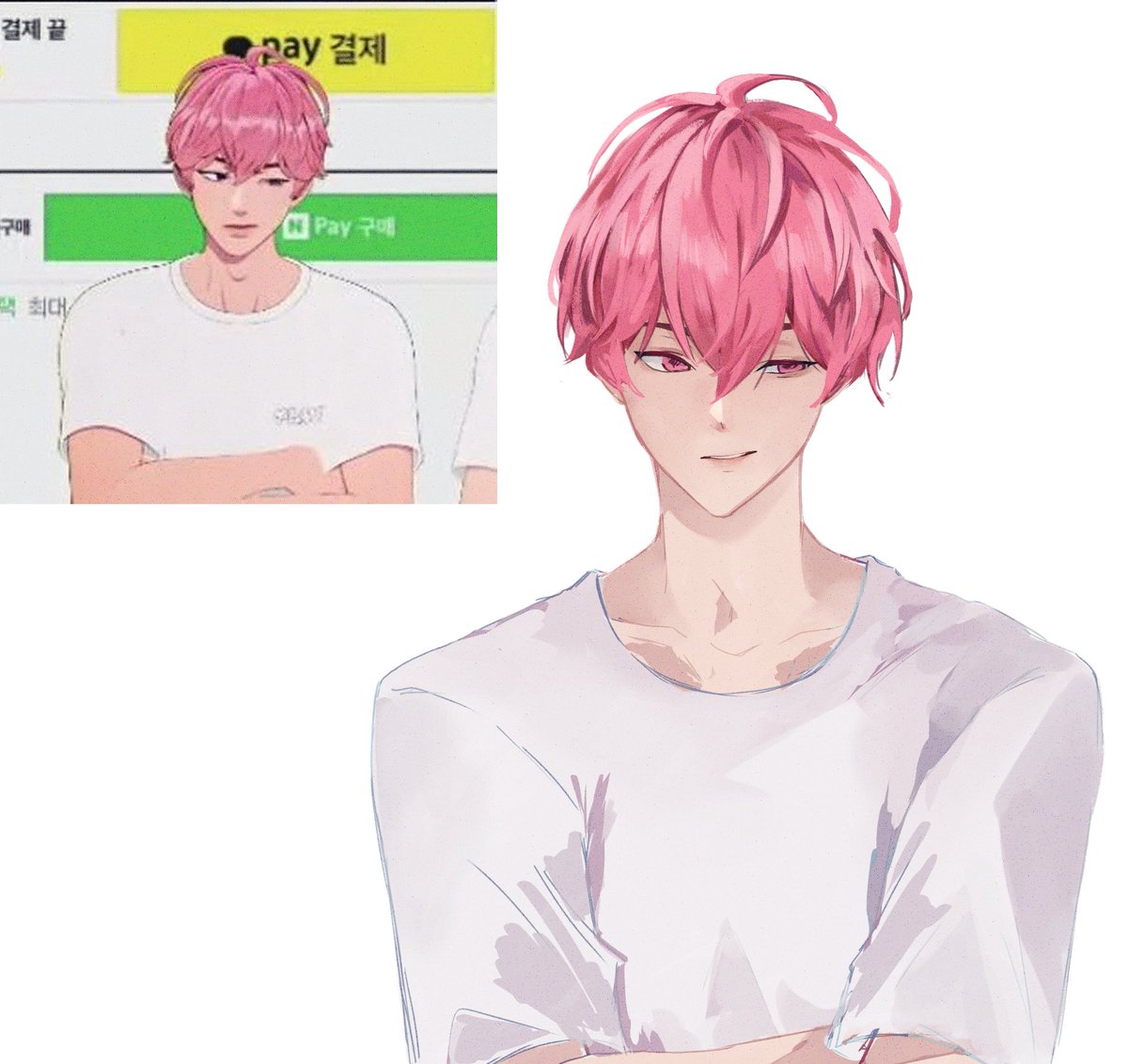 KjjKuki37281's tweet photo. fixing his hair so it looks more like bamby 
#bamby #플레이브 #밤비 #rkgk https://t.co/bVKWCtHVEY