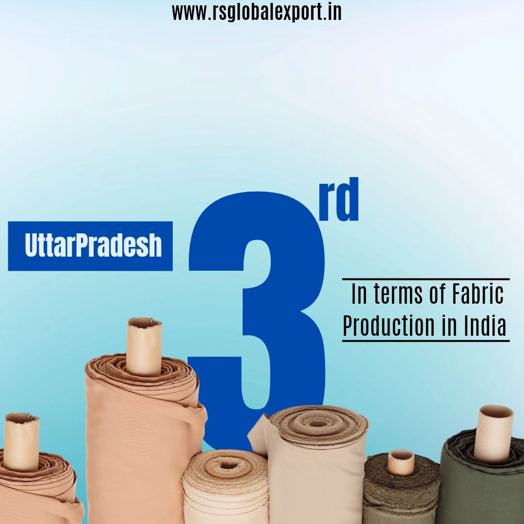 #Uttarpradesh contributes 13% to India's fabric production,driving vast opportunities in spinning,weaving,apparel design and manufacturing and #textiles.
.
.
.
.
.
.
.
.

.
.
.
.
.
#rsglobalexport
#rajeevsaini
#Textilesector
#textileindustry
#apparel
#importexportbusiness
#trade