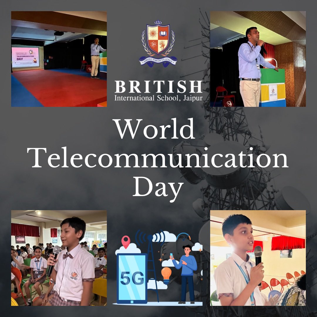 Exploring the future of connectivity! Our seminar at British International School celebrates World Telecommunications Day, inspiring young minds to lead the way in global communications.… 
.
#WorldTelecommunicationsDay #BritishInternationalSchool #FutureOfConnectivity