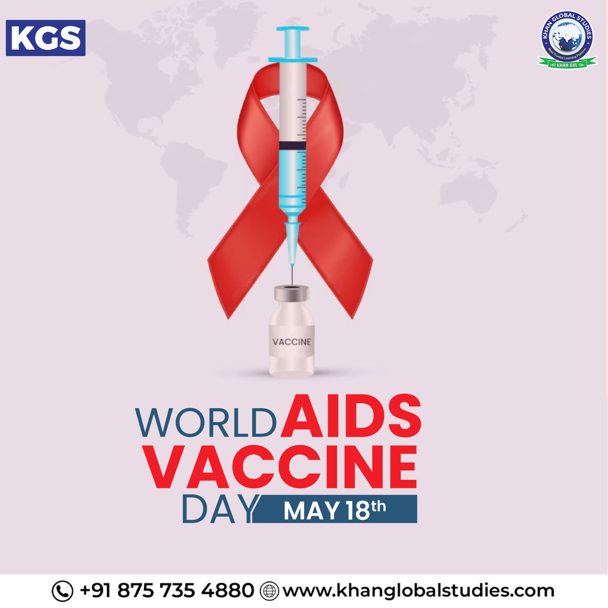 आइये World AIDS Vaccine Day के अवसर पर मिलकर लोगों को शिक्षित और जागरूक बनाने का संकल्प लें और एड्स के बीमारी से पूरे विश्व को बचाएँ। 💉
.
.
.
#worldaidsvaccineday #AIDS #aidsvaccine #vaccine #aidsawareness #worldaidsvaccineday2024 #aidsvaccineday #khansir #kgsias #upsc