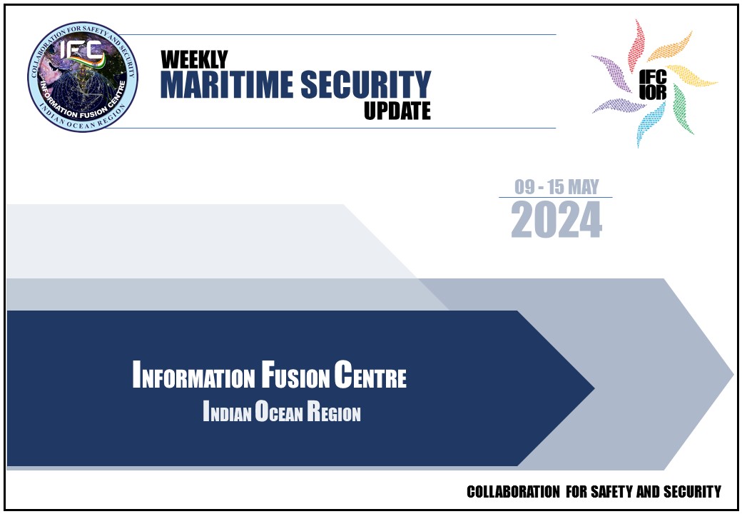 IFC_IOR's tweet photo. Weekly Maritime Security Update #WMSU for 09 - 15 May 2024 published.

Access at: https://t.co/0NYJkwbFKc

@indiannavy https://t.co/IWwx0Bze9Y