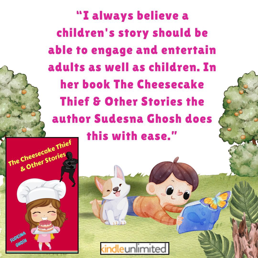 FREE on #KindleUnlimited

amazon.in/Cheesecake-Thi…

amazon.com/Cheesecake-Thi…

amazon.co.uk/Cheesecake-Thi…

amazon.com.au/Cheesecake-Thi…

#kidlit #kidsbooks #shortstories #kindle #childrensbooks #SaturdayMorning