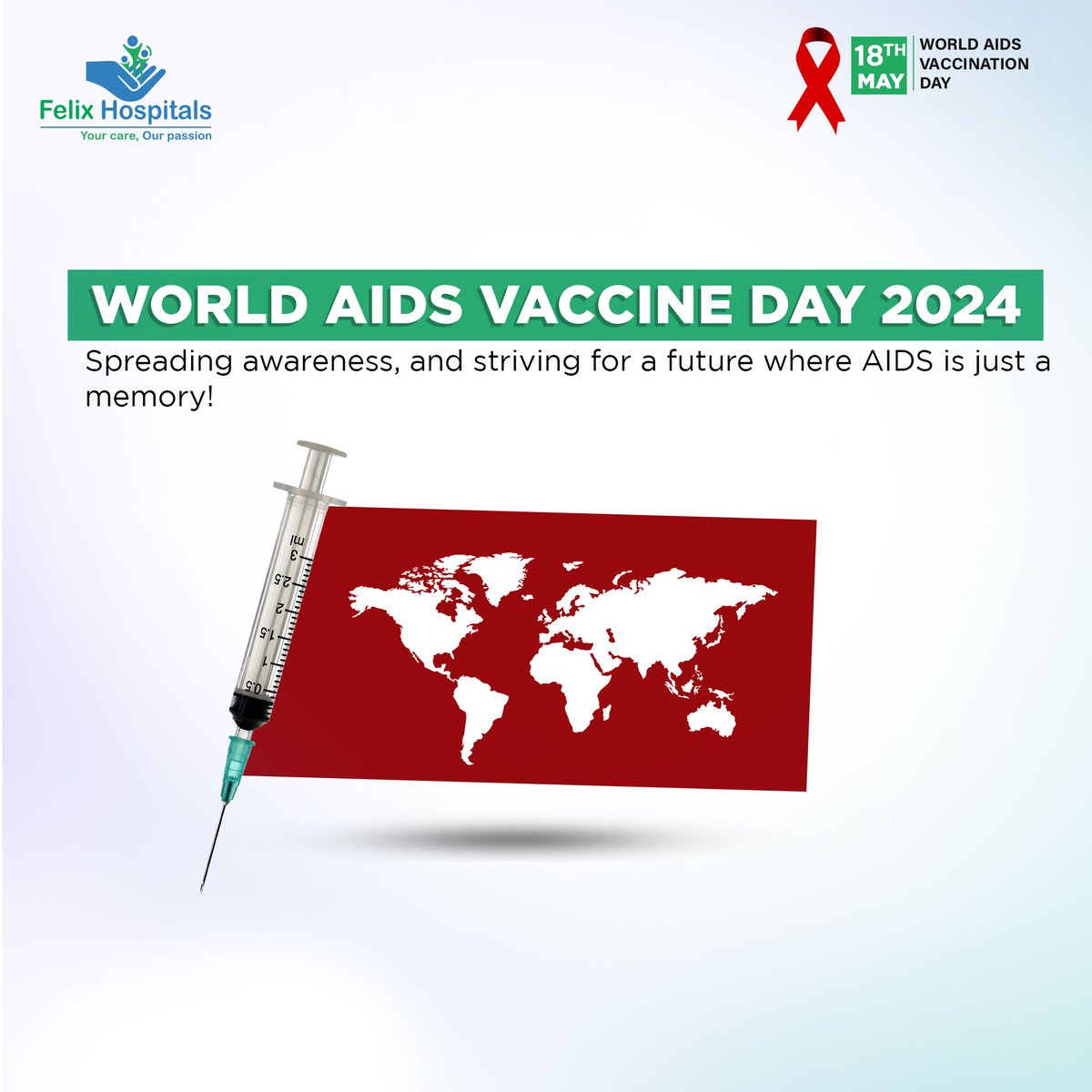 🔬 World AIDS Vaccine Day! 🌍 We still need an AIDS vaccine, but scientists are working hard. Let's honor those lost, celebrate progress, and hope for an AIDS-free future. Raise awareness and make a difference! 💪 #WorldAIDSVaccineDay #AIDS #VaccinesSaveLives #vaccine #doctors