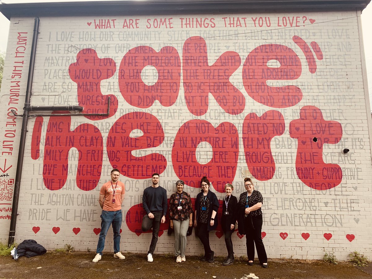 Ancoats, Bradford and Clayton INT (@ancbradclayint) on Twitter photo What do love you? The ‘take heart’ mural in Openshaw and our ‘Partnership Walks’. Thanks to Nic from <a href="/McrSettlement/">ManchesterSettlement</a> for hosting, fun facts and photography! <a href="/mcrlco/">Manchester Local Care Organisation</a> <a href="/MCCAncoatsBwick/">MCC Ancoats & Beswick</a> <a href="/MCCClaytonOshaw/">MCC Clayton & Openshaw</a> What do love you? The ‘take heart’ mural in Openshaw and our ‘Partnership Walks’. Thanks to Nic from <a href="/McrSettlement/">ManchesterSettlement</a> for hosting, fun facts and photography! <a href="/mcrlco/">Manchester Local Care Organisation</a> <a href="/MCCAncoatsBwick/">MCC Ancoats & Beswick</a> <a href="/MCCClaytonOshaw/">MCC Clayton & Openshaw</a>