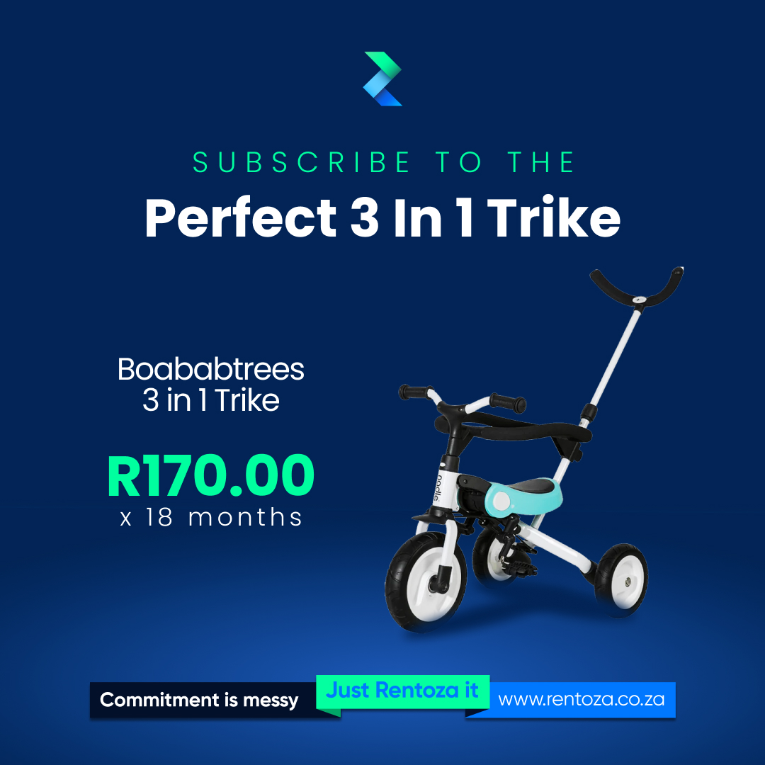 What to do when your little treasure is tired of walking, and you’re tired of carrying them? Simple: Put them on the Baobabtrees 3-in-1 Trike. 

Subscribe today: bit.ly/3QOJV0s 

#Rentoza #Rentozait #babygoods #babyessentials