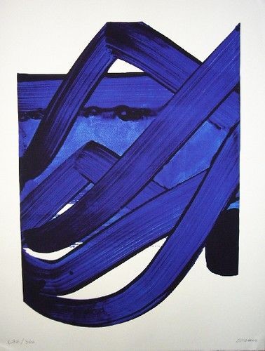 Sérigraphie n° 18, Pierre Soulages - 1988