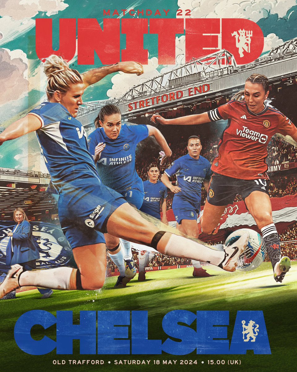 ChelseaFCW's tweet image. For one final time this season… COME ON CHELSEA!! 👊

#CFCW