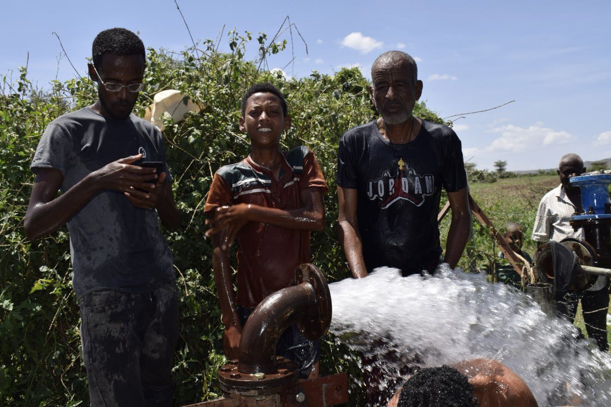 Residents of Bala in Cherecher, have expressed their gratitude to REST and TWEB for repairing their water supply system, which had been out of service for a long time. The water supply, originally constructed years ago by REST and @charitywater had been damaged due to the war.