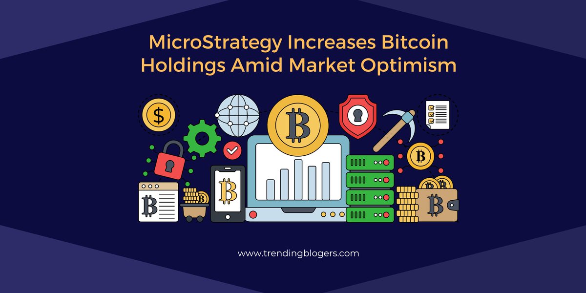 MicroStrategy Increases Bitcoin Holdings Amid Market Optimism
#BTC #BITCOIN #BITCOINSTRATEGY
Read more: trendingblogers.com/microstrategy-…