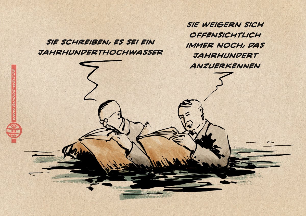 Wer heute von „Jahrhunderthochwasser“ spricht, weigert sich immer noch das Jahrhundert und seine Forderung an uns, unser Verhalten massiv zu ändern anzuerkennen.