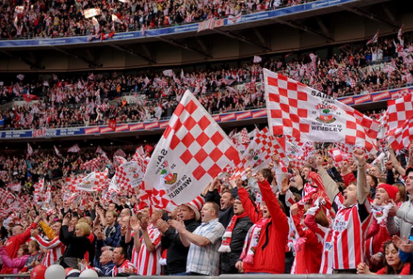 Morning after the night before…. Already looking forward to that sea of red and white at Wembley! 😇 #SaintsFC