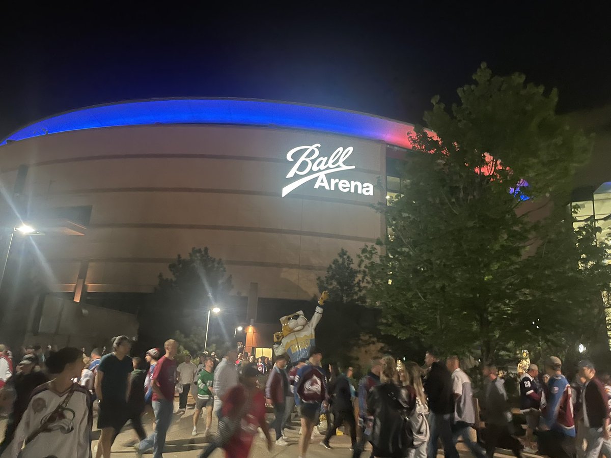 The last time I walked through here at this time of night, the atmosphere was 1000 times different, the year was 2022, and we had just won the Stanley Cup about 30 minutes before, people were screaming and there were fireworks going off, tonight you could hear a pin drop…