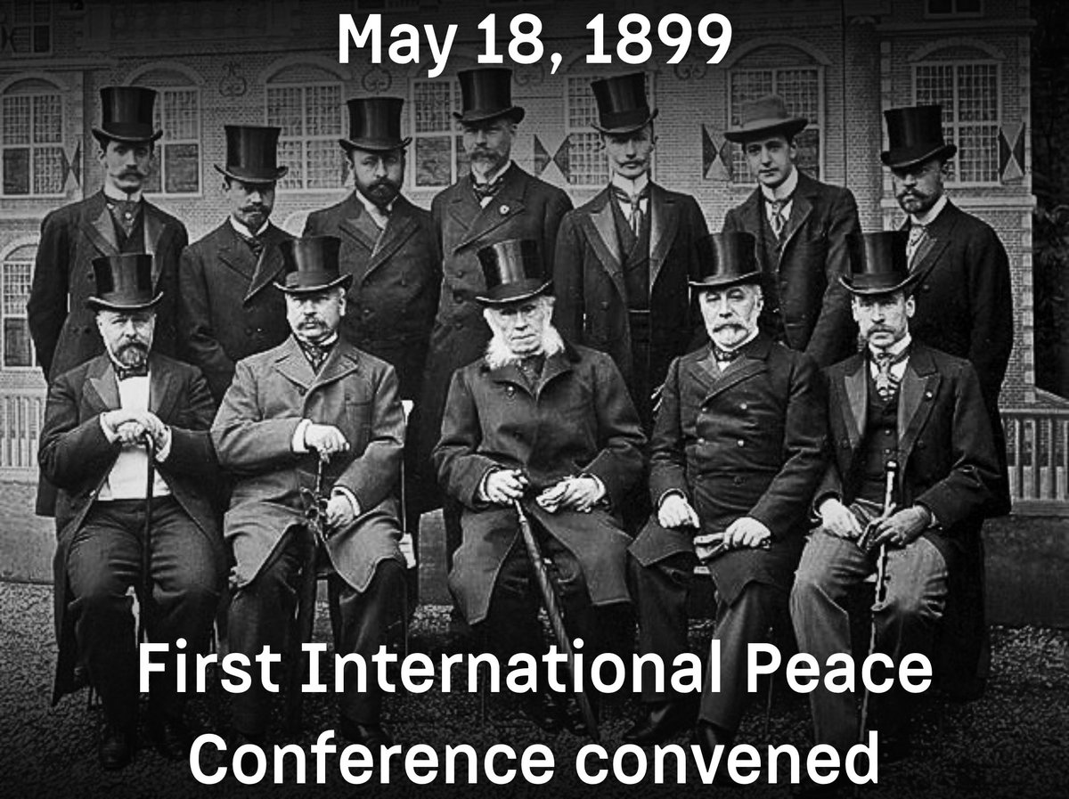 🗓️ On May 18, 1899, at initiative of Russia, First International Peace Conference was convened in The Hague 🖋️ Inter alia Convention on the Pacific Settlement of International Disputes was adopted 🔴 The Russian diplomatic delegation at the event was headed by Baron Egor Staal