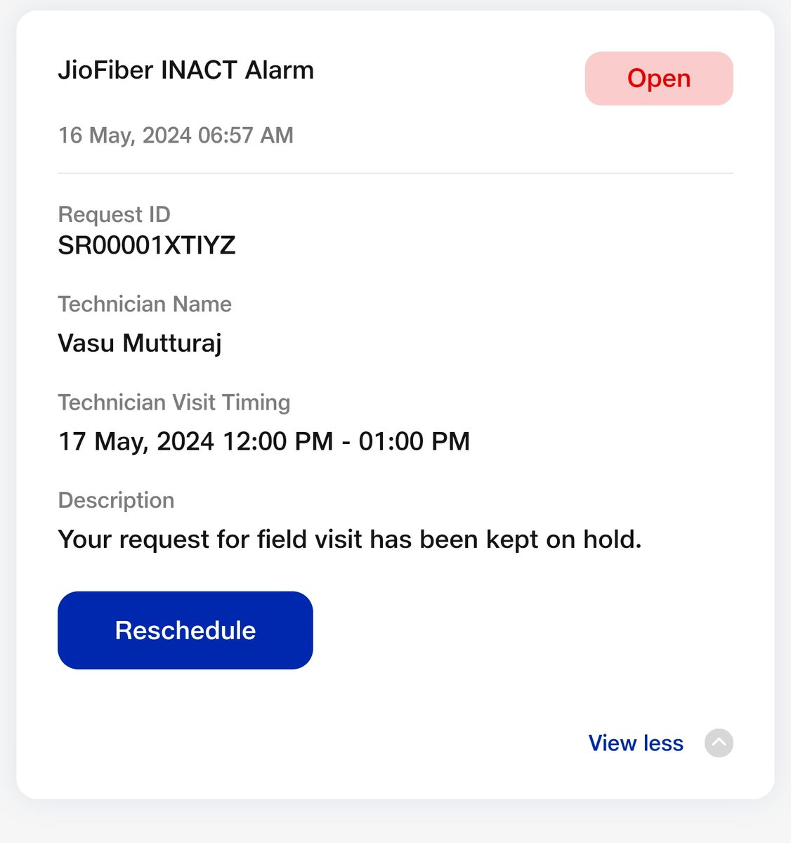 HSR Layout Residents (@hsrresidents) on Twitter photo Been a week and still <a href="/reliancejio/">Reliance Jio</a> <a href="/JioCare/">JioCare</a> hasn't responded to my JioFibre issues.
Does anyone know a good broadband provider in HSR Layout?
Was considering getting <a href="/ACTFibernet/">ACT Fibernet</a> but hearing mixed reviews. Been a week and still <a href="/reliancejio/">Reliance Jio</a> <a href="/JioCare/">JioCare</a> hasn't responded to my JioFibre issues.
Does anyone know a good broadband provider in HSR Layout?
Was considering getting <a href="/ACTFibernet/">ACT Fibernet</a> but hearing mixed reviews.