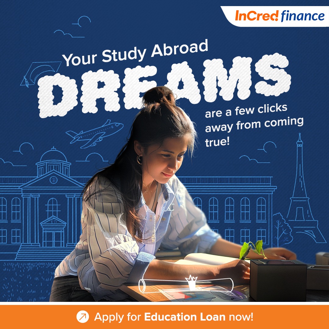 Fulfil your dreams to study abroad with our Education Loans that offer: 🌟Collateral free Loans up to ₹80* Lakhs 🌟Up to 100% Fees and Expense cover 🌟Competitive Interest rates 🌟Instant Approval 🌟No Hidden Charges #SetYourDreamsFree Apply for Education Loan. Link: