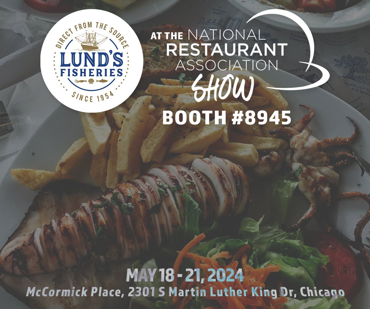 The <a href="/NatlRestShow/">National Restaurant Association Show</a> starts today! Swing by booth #8945 for the best seafood in town.

#LundsFisheries #2024RestaurantShow