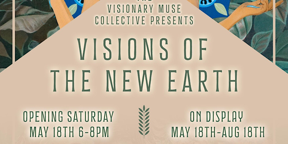 The Art Exhibition entitled 'Visions of the New Earth' opens at the Berkeley Alembic tomorrow, featuring the original paintings from the Visionary Muse Collective, a group of women visionary, psychedelic, and spiritual artists from around the globe. Check it out!