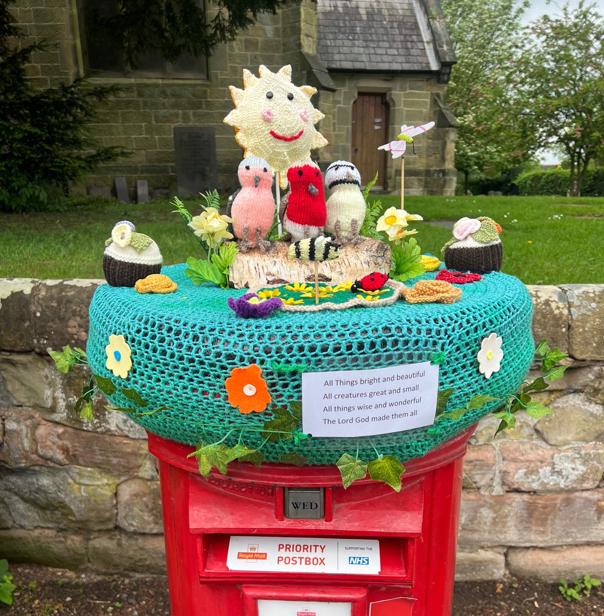 #PostboxSaturday  seen in a village we regularly go through.