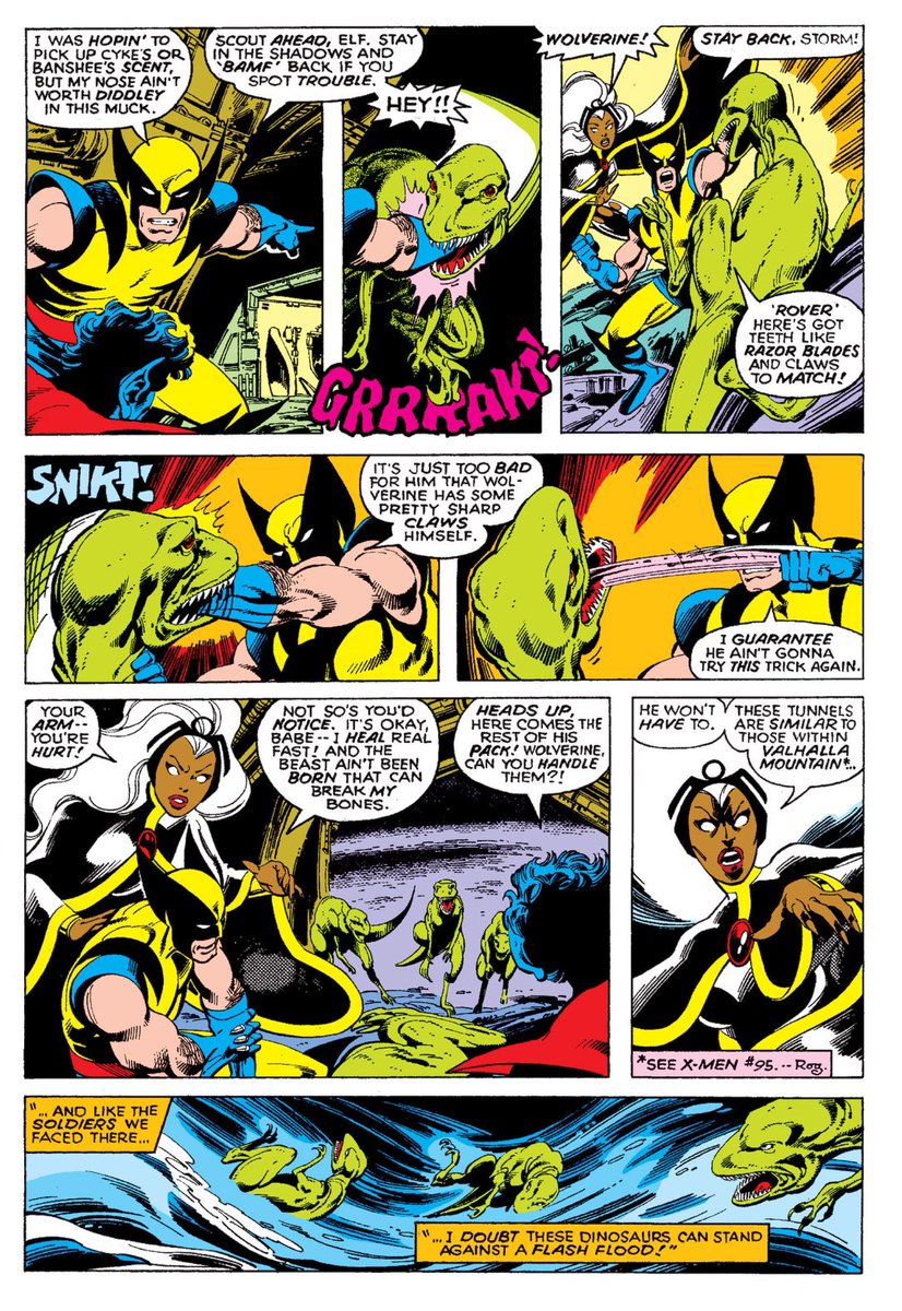 X-MEN #114 — Wolverine cutting loose! Art by Byrne & Austin