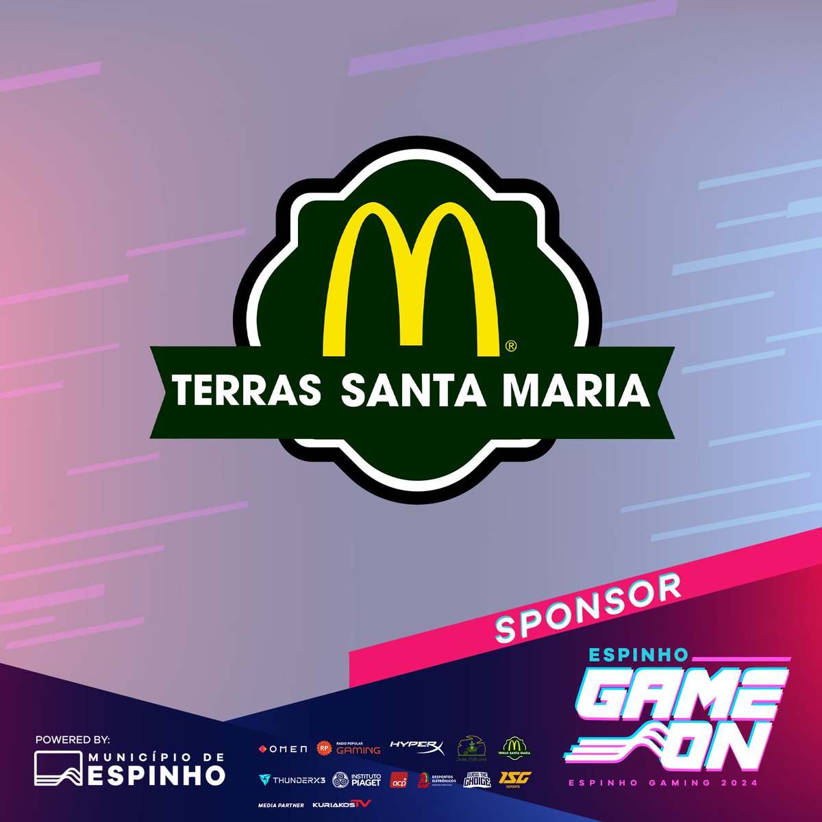 espinhogameon's tweet photo. 𝙀𝙎𝙋𝙄𝙉𝙃𝙊 𝙂𝘼𝙈𝙀 𝙊𝙉 🎮

𝐒𝐩𝐨𝐧𝐬𝐨𝐫 𝐜𝐨𝐧𝐟𝐢𝐫𝐦𝐚𝐝𝐨: @McDonaldsPT_ Terras de Santa Maria

#espinhogameon #gaming #esports #municipioespinho #marketingdigital #marketing #gamingcommunity https://t.co/3LNXMombpp