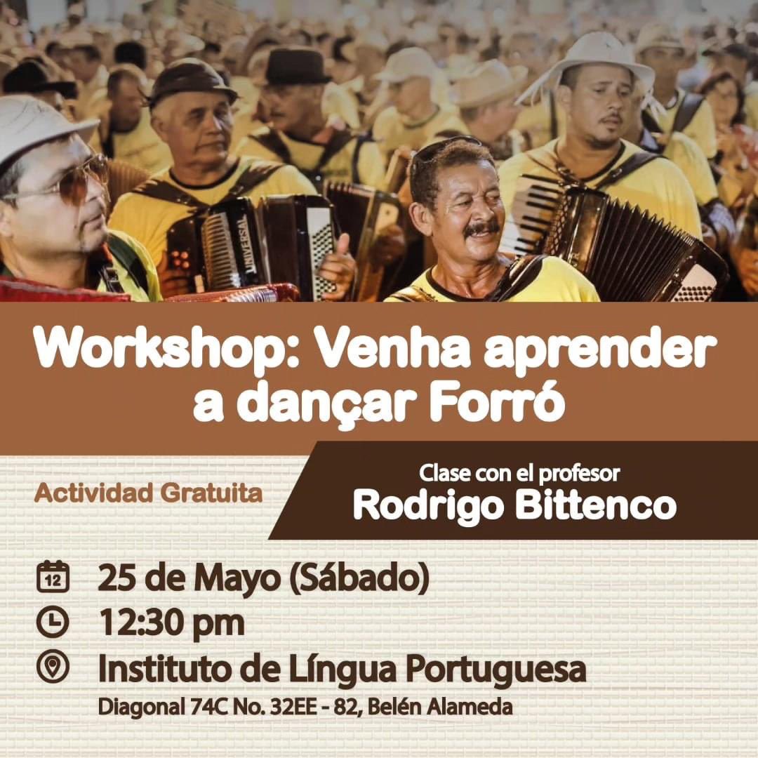 ILPColombia's tweet photo. 🇧🇷 Venha se divertir e aprender a dançar forró no lugar mais verde e amarelo de Medellín. 🇨🇴 Ven a divertirte y aprender a bailar forró en el lugar más verde y amarillo de Medellín. 

Clase con el profesor @rodrigobittenco

📲 Inscríbete:
+57 312 788 4869 https://t.co/Zg0FbXPwVo