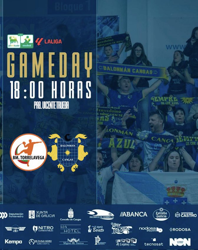 balonmancangas's tweet photo. 𝗚𝗔𝗠𝗘𝗗𝗔𝗬 💥
Dúas finais para seguir con opcións, a última fora de casa ⚔️
Con 100 gorxas no Trueba, hoxe non estaremos sós 🔥 🌊
🆚@BMTorrelavega
🕒 𝟭𝟴:𝟬𝟬
📺 @laligaplus
🏟️ Vicente Trueba
#AtaoFinal #ÉunSentimento💙 #NewASOBAL #TLVCNG https://t.co/u6Fdw7i4zs