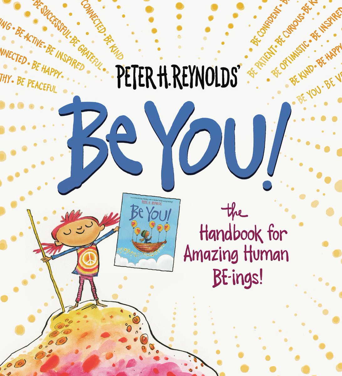 I wrote & illustrated this book for all ages. I’m happy hearing that this has become a “go to” book for graduates. @Scholastic Autographed copies at thedotcentral.com/peterhreynolds…