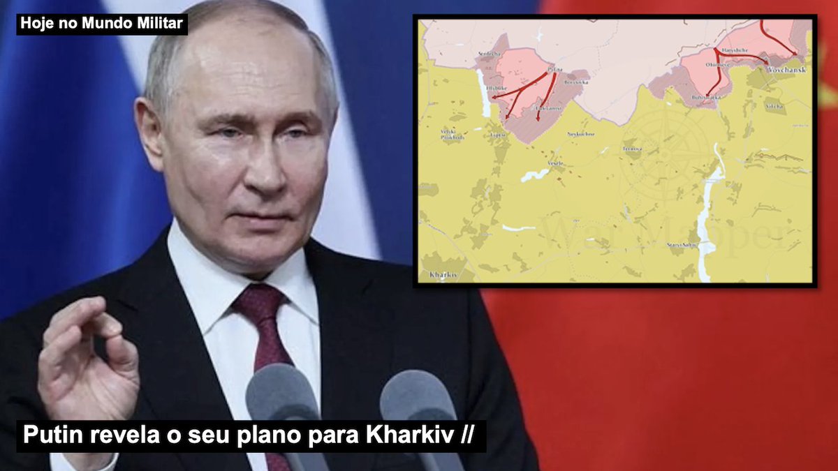 Putin revela o seu plano para Kharkiv youtu.be/XmK-7B8YJVA