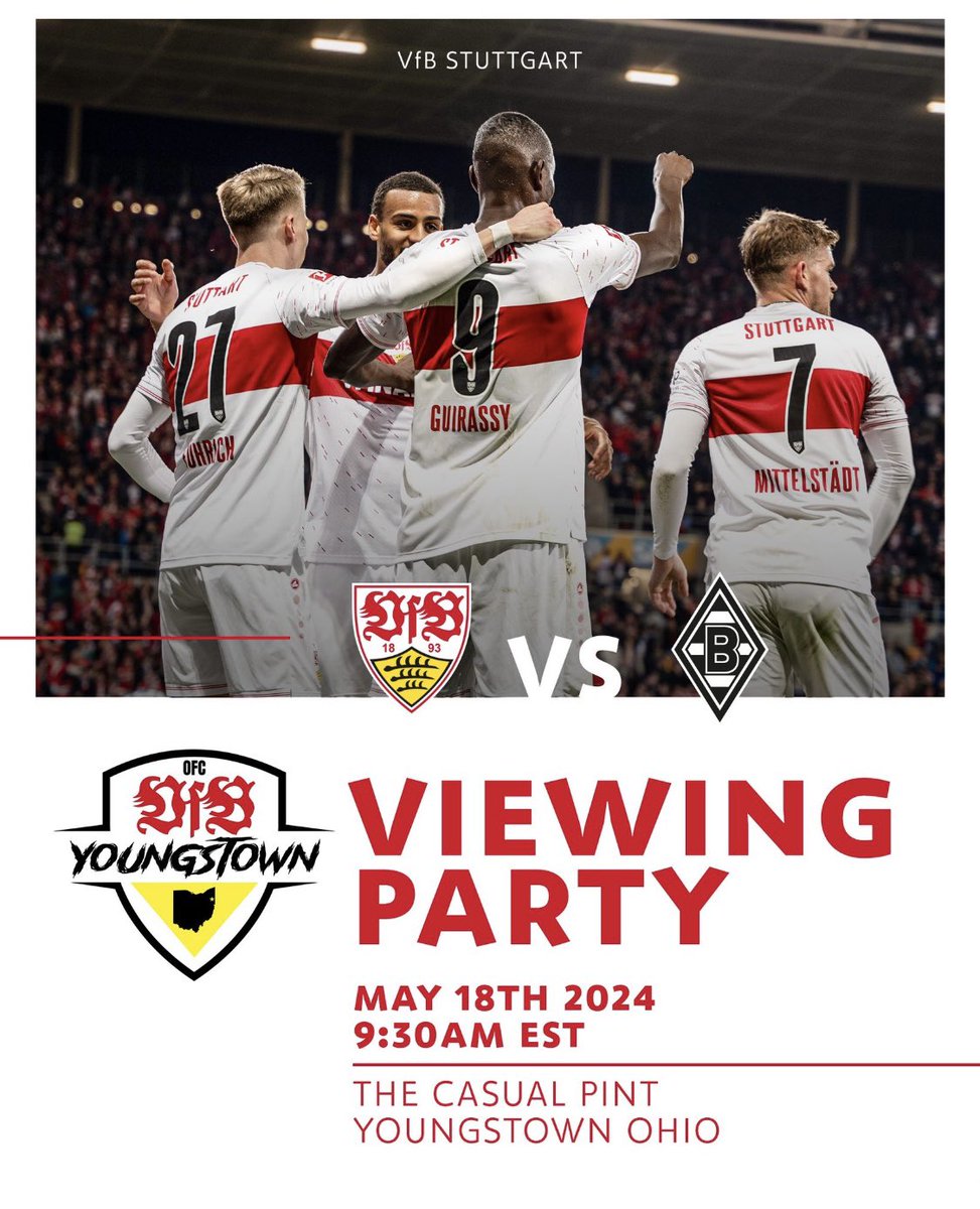Heading to @VfBYoungstown to 📺 #VfBBMG w/ some #VfB 🇺🇸 members &amp; award some ⚪️🔴 prizes (graciously provided by <a href="/VfB_int/">VfB Stuttgart_int</a> 🙏) &amp; figured why not break out the other ✍️ kit… the 2016/2017 🥇🏆 kit!