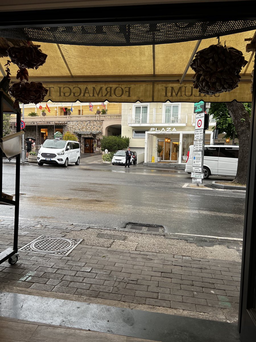 Rainy afternoon in Sorrento.